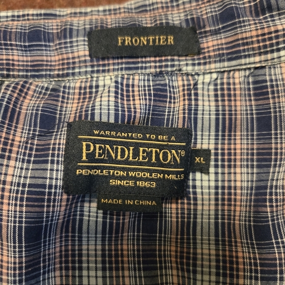 Men's Pendleton Frontier Shirt Size XL - Picture 4 of 5